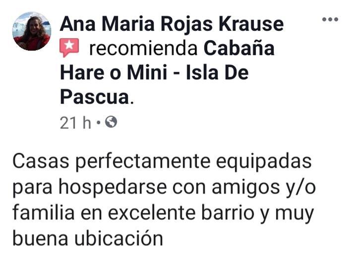 Cabana Ideal Familia 6 A 12 Personas! Hanga Roa Esterno foto